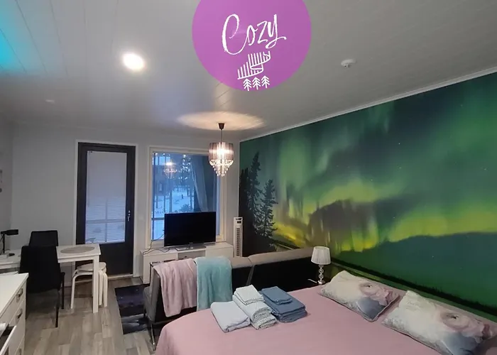 Northern Lights - Cozy Apartment, Sisaeltaeae Liinavaatteet Apartman Kalajoki